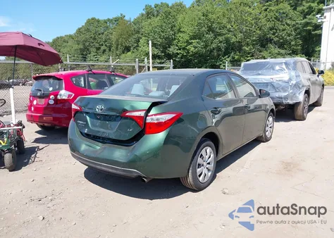 2015 Toyota Corolla Le from USA, damaged, VIN 2T1BURHE4FC464408